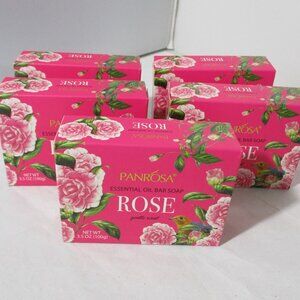 Lot of 5 New NIB Essential Oil Bar Soap Panrosa 3.5 oz. Each